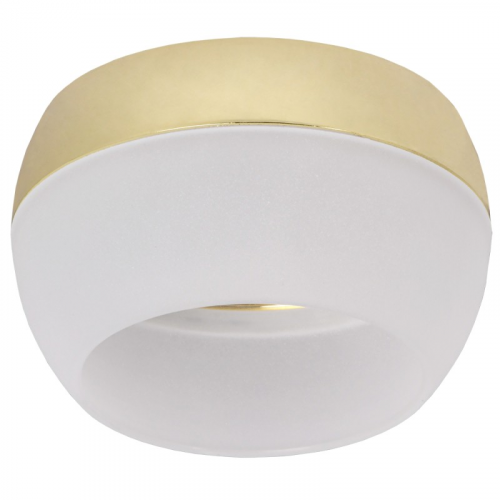 LIGHTING Светильник 4010 накладной потолочный под лампу GX53 золото IEK, цена за 1 шт