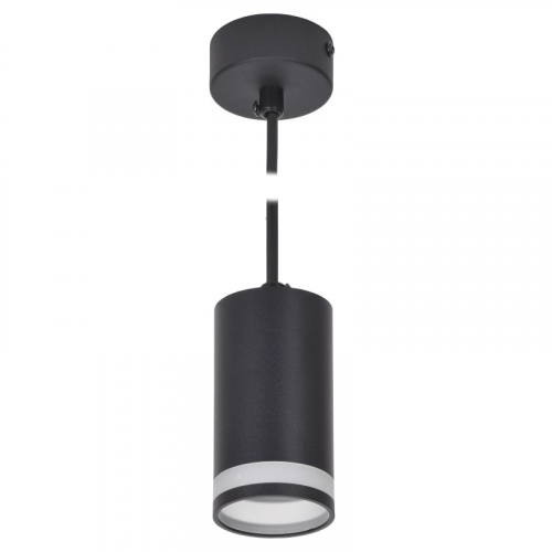 LIGHTING Светильник 4007 подвесной под лампу GU10 черный IEK, цена за 1 шт