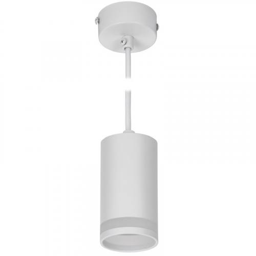 LIGHTING Светильник 4007 подвесной под лампу GU10 белый IEK, цена за 1 шт