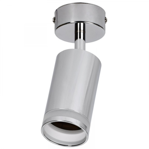 LIGHTING Светильник 4006 накладной настено-потолочный под лампу GU10 хром IEK, цена за 1 шт