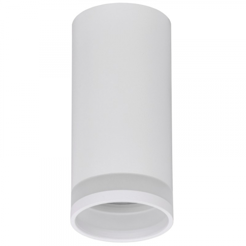 LIGHTING Светильник 4005 накладной потолочный под лампу GU10 белый IEK, цена за 1 шт