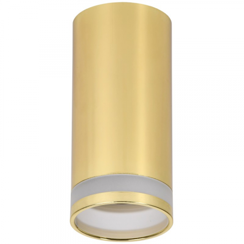 LIGHTING Светильник 4005 накладной потолочный под лампу GU10 золото IEK, цена за 1 шт