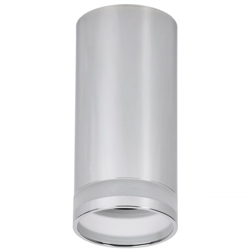 LIGHTING Светильник 4005 накладной потолочный под лампу GU10 хром IEK, цена за 1 шт