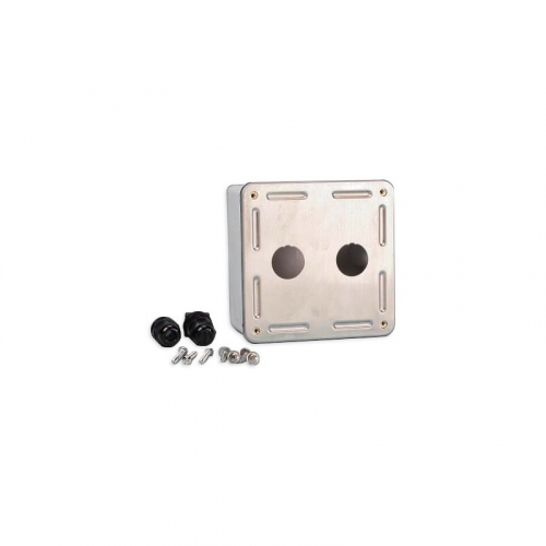 Hyperline SBB-IE-2-SL Коробка настенного монтажа для 2-х промышленных модулей, IP67, нержавеющая сталь, цена за 1 шт
