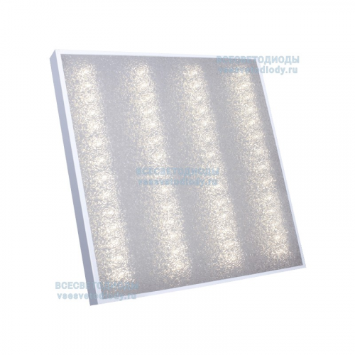 Светильник Грильято 30W-3900Lm стандарт 4000-4500К Колотый лед (Класс 1) -ILLUMINATE WORD (iw051-30-kl-4k-z), цена за 1 шт
