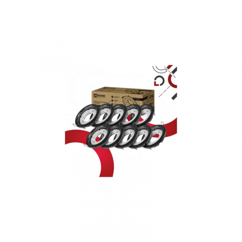 Светильник встраиваемый GX53R-standard RBC-10PACK под GX53 черный хром (10 шт./упак.) IN HOME, цена за 1 шт