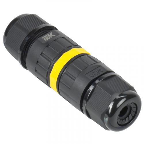 Коннектор кабельный герметичный WTP-102 3 PIN IP68 IEK, цена за 1 шт