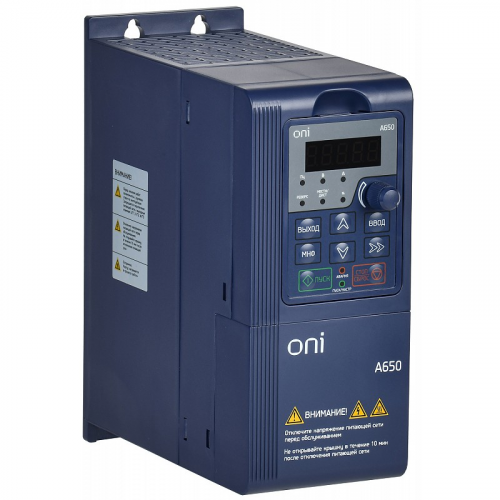 Преобразователь частоты A650 380В 3Ф 2,2кВт 5,5А M ONI, цена за 1 шт
