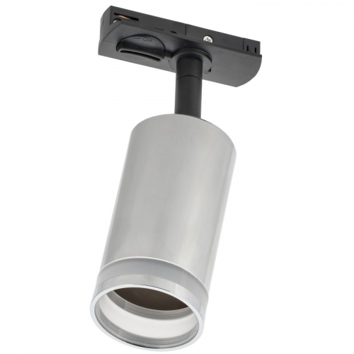 LIGHTING Светильник 4116 декоративный трековый поворотный под лампу GU10 хром IEK, цена за 1 шт