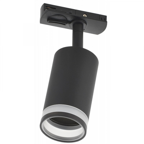 LIGHTING Светильник 4116 декоративный трековый поворотный под лампу GU10 черный IEK, цена за 1 шт