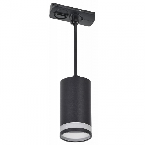 LIGHTING Светильник 4117 декоративный трековый подвесной под лампу GU10 черный IEK, цена за 1 шт