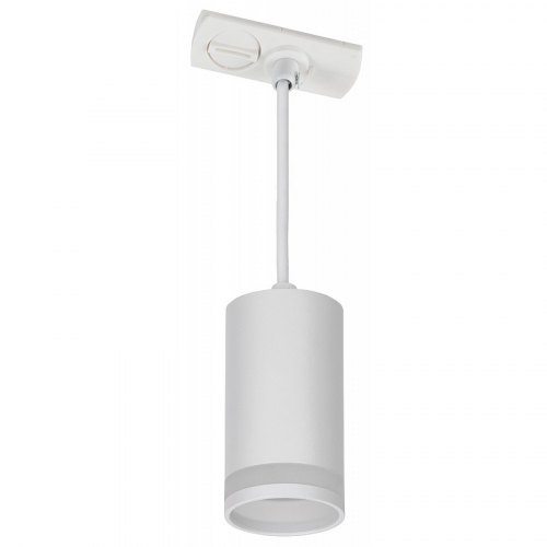 LIGHTING Светильник 4117 декоративный трековый подвесной под лампу GU10 белый IEK, цена за 1 шт