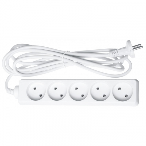 Удлинитель Navigator 61 311 NPE-S-05-300-X-2x1 б/з 5 гн. 3м, цена за 1 шт