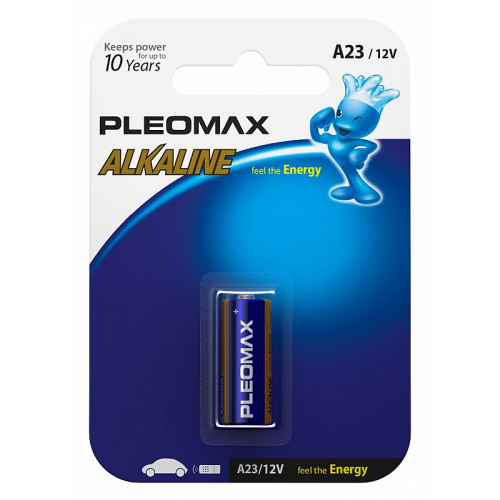 Батарейки Pleomax A23-1BL Alkaline, цена за 1 шт