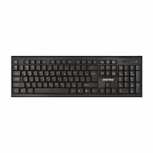 Клавиатура проводная Smartbuy ONE 115 черная (SBK-115-K)/20, цена за 1 шт