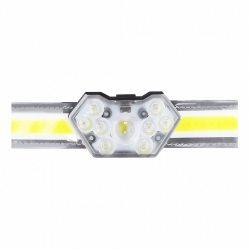 Аккумуляторный налобный фонарь 8 Вт LED + 5Вт COB+Stop light (SBF-HL044b), цена за 1 шт