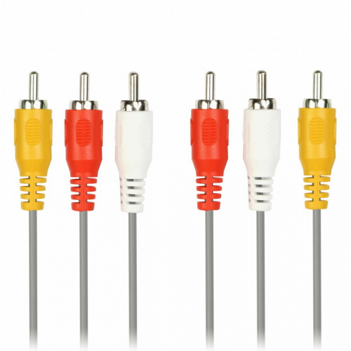 Кабель соединительный Smartbuy 3xRCA (M) - 3xRCA (M), 5,0 м, в пакете (KA-235-100)/20, цена за 1 шт