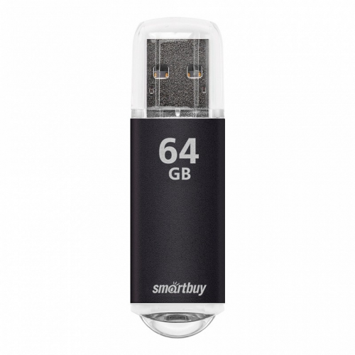 USB 2.0 накопитель Smartbuy 64GB V-Cut Black (SB64GBVC-K), цена за 1 шт