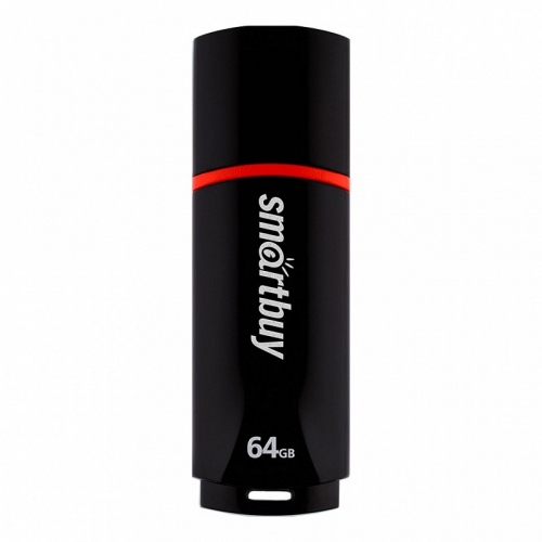 USB 2.0 накопитель Smartbuy 64GB Crown Black (SB64GBCRW-K), цена за 1 шт