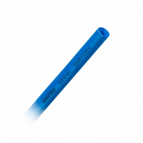 Термоусаживаемая трубка 8/4, синяя, 1 метр (SBE-HST-8-db) (цена за упаковку, 10 шт), цена за 1 упак