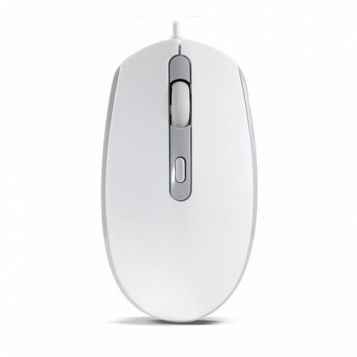 Мышь проводная беззвучная Smartbuy ONE 280-W бело-серая (SBM-280-WG) / 40, цена за 1 шт
