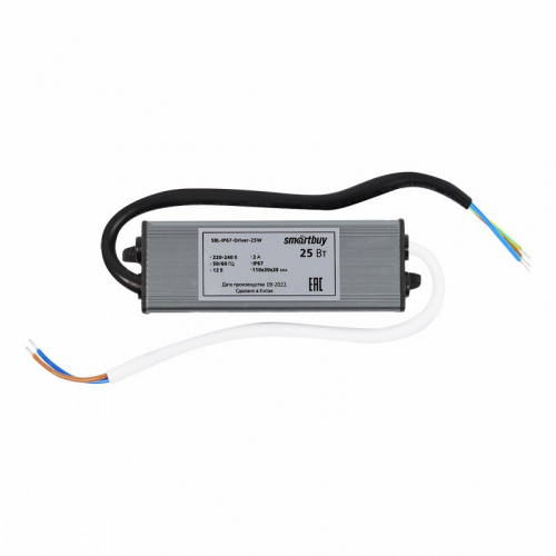 Драйвер (LED) IP67-25W для LED ленты (SBL-IP67-Driver-25W), цена за 1 шт