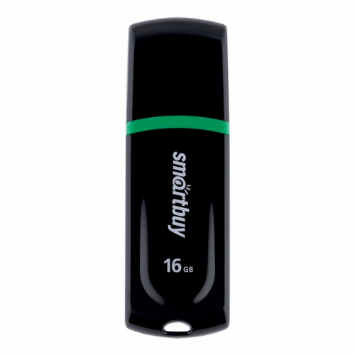 USB 2.0 накопитель Smartbuy 016GB Paean Black (SB16GBPN-K), цена за 1 шт