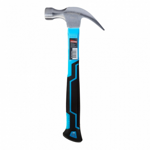 Молоток с гвоздодером столярный с плексигласс. рукояткой, 680 г, Smartbuy tools, цена за 1 шт