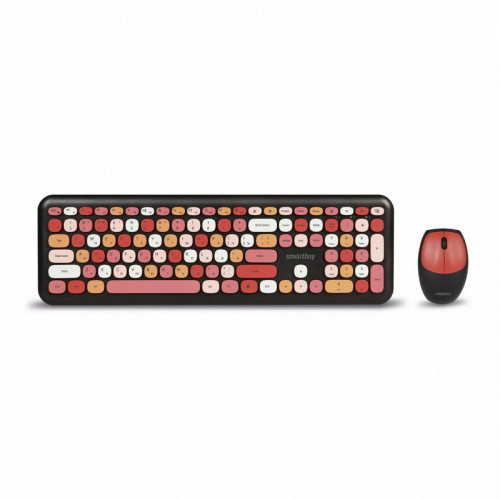 Комплект клавиатура+мышь мультимедийный Smartbuy 666395 черный (SBC-666395AG-K) /10, цена за 1 шт