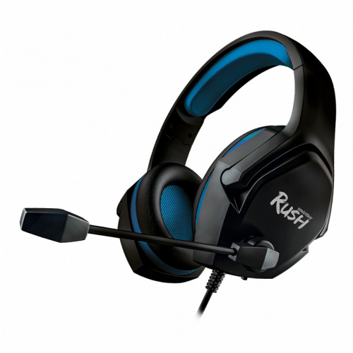 Игровая гарнитура Smartbuy RUSH ASPID, 40мм, переходник для ПК, черн/син(SBHG-9730)/20, цена за 1 шт