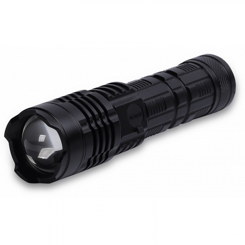 Аккумуляторный светодиодный фонарь CREE XHP-50 18Вт с системой фокусировки луча, черный(SBF-30-K)/60, цена за 1 шт
