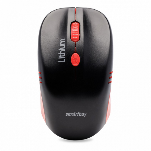 Мышь беспроводная с зарядкой от USB Smartbuy ONE 344CAG черно-красная (SBM-344CAG-KR) /40/, цена за 1 шт