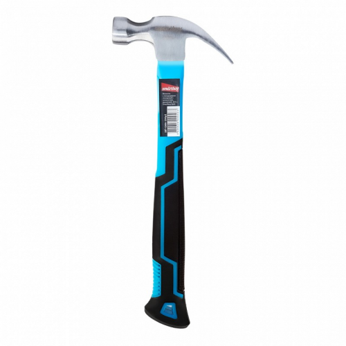 Молоток с гвоздодером столярный с плексигласс. рукояткой, 225 г, Smartbuy tools, цена за 1 шт