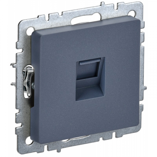 BRITE Розетка компьютерная RJ45 кат.6 РК11-БрМ маренго IEK, цена за 1 шт