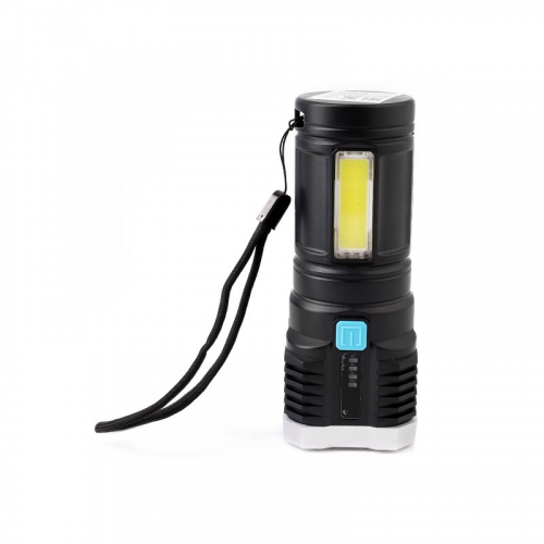 Ultraflash LED51525 (фонарь аккум. 4В, черный, 4LED+COB, 3 Вт, 4 реж, Micro-USB, бокс), цена за 1 шт