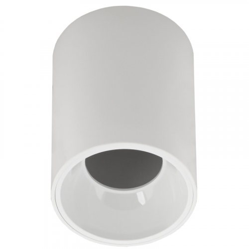 LIGHTING Светильник 4111 накладной потолочный под лампу GU10 белый пластик IEK, цена за 1 шт