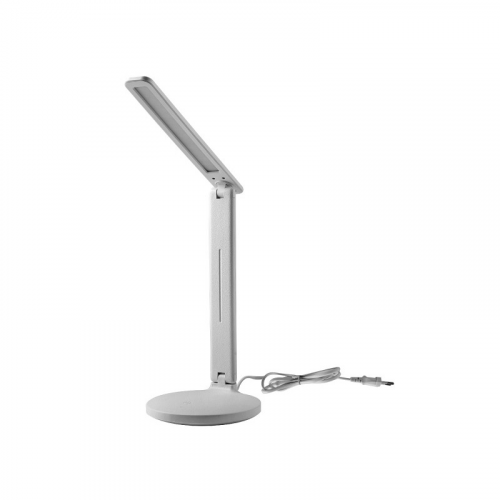 Ultraflash UF-812 C01 белый (Led, светильник настольный, 7Вт, 4500К, 3 ур.яркости, кожа), цена за 1 шт
