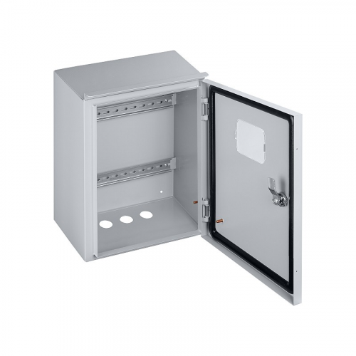 Корпус металлический ЩУ-МП (370х325х180) с окном IP54 Народный эконом, цена за 1 шт