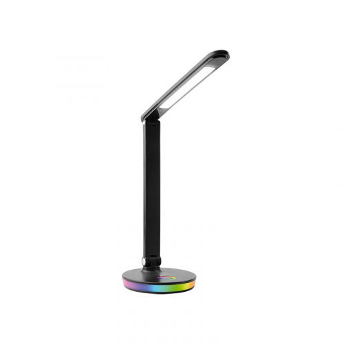 Ultraflash UF-822 C02 черный (Led, светильник настольный, 7Вт, димм., 3 цвет.темп., RGB ночник), цена за 1 шт