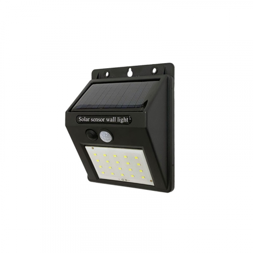 FL-LED 3D-WALL SOLAR+SENSOR 5W 6500К, 70Lm IP55 98x124x48мм - Светодиодный светильник, цена за 1 шт