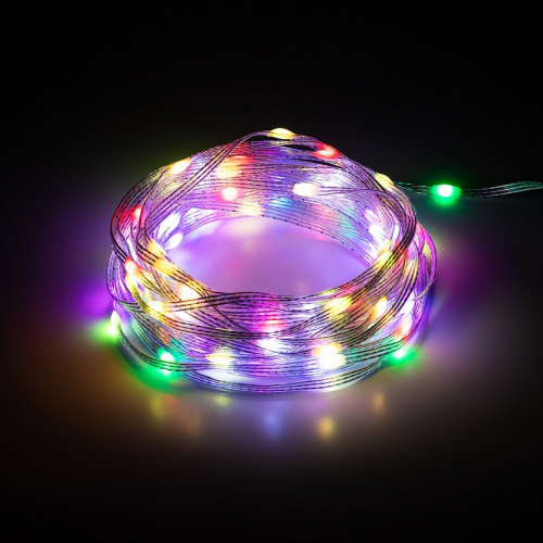 ERASG -01 Светодиодная новогодняя гирлянда ЭРА ERASG -01 умная нить RGB 10 м управление через мобильное приложение, цена за 1 шт