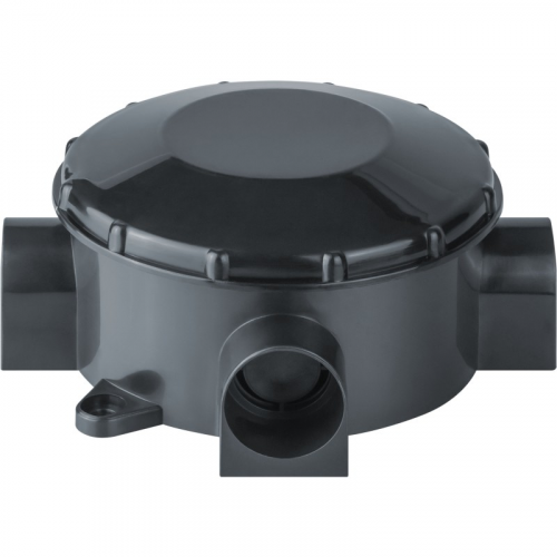 Коробка Navigator 93 760 NSS-DB-70-35-BL распаячная откр.монт.трехрожковая чер., цена за 1 шт