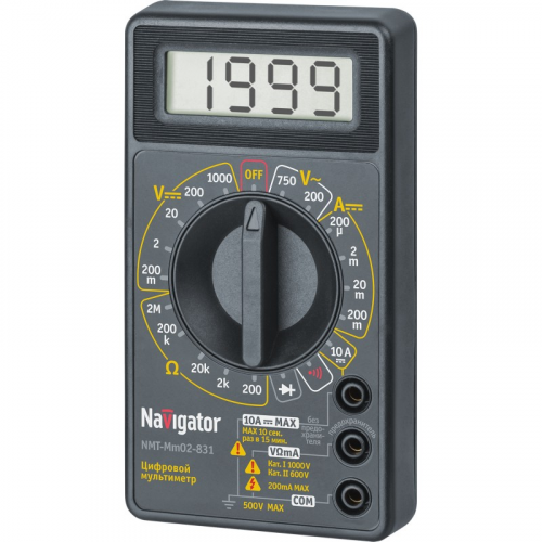 Мультиметр Navigator 93 587 NMT-Mm02-831 (831), цена за 1 шт