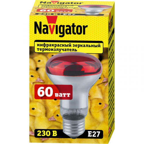 Термоизлучатель Navigator 93 973 NI-R63-60-230-E27-ИКЗК, цена за 1 шт