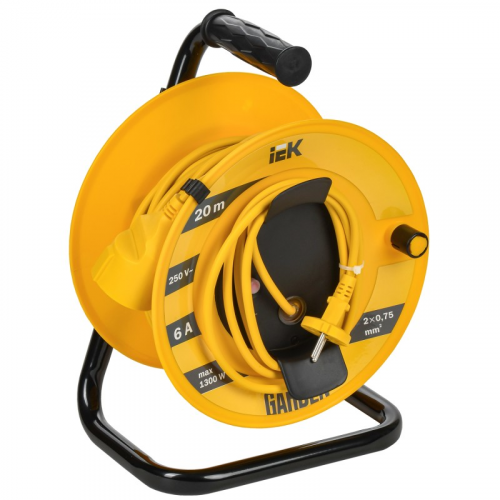 GARDEN Катушка УК20 1 место 2P 2х0,75мм2 20м IEK, цена за 1 шт