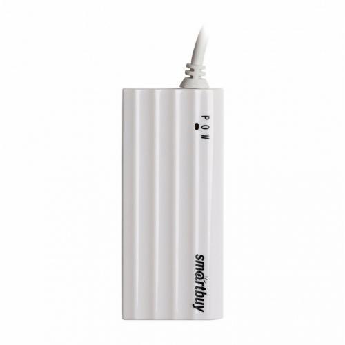 USB 2.0 Хаб Smartbuy 6810, 4 порта, белый (SBHA-6810-W), цена за 1 шт