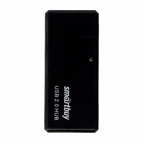 USB 2.0 Хаб Smartbuy 6110, 4 порта, черный (SBHA-6110-K), цена за 1 шт