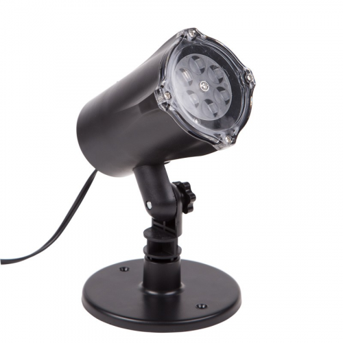 LED проектор, белые снежинки, 230В, цена за 1 шт