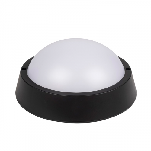 Светильники светодиодные пылевлагозащищенные / PBH - PC- RA 12W 4000K BLACK IP65 Jazzway (5048393), цена за 1 шт
