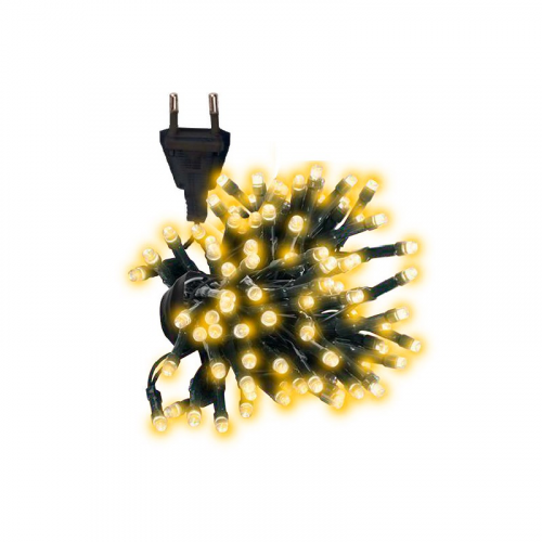 Гирлянды и Аксессуары / Гирлянда AC-G02-80Y, 80 желт. LED, 8.8 м., 8 реж., 220В (5047693), цена за 1 шт